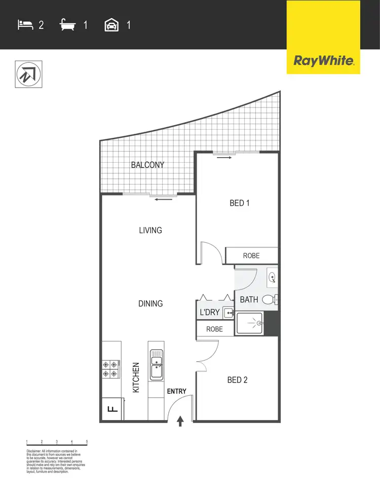 Floorplan of Homely apartment listing, 66/74 Leichhardt Street, Griffith ACT 2603