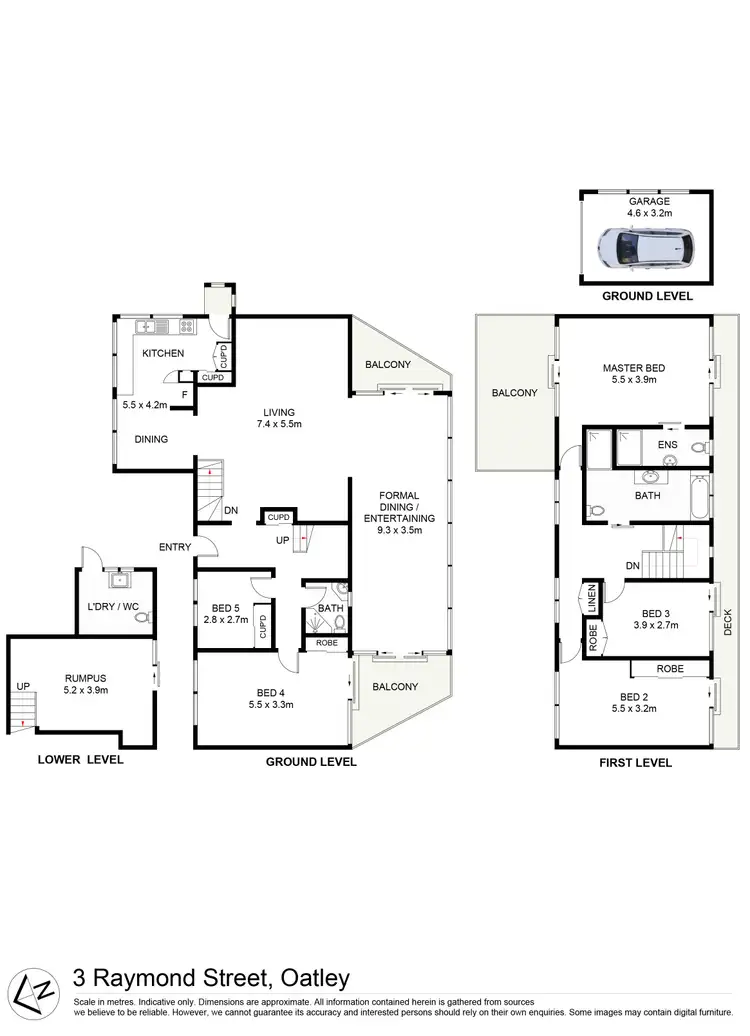 Floorplan of Homely house listing, 3 Raymond Street, Oatley NSW 2223