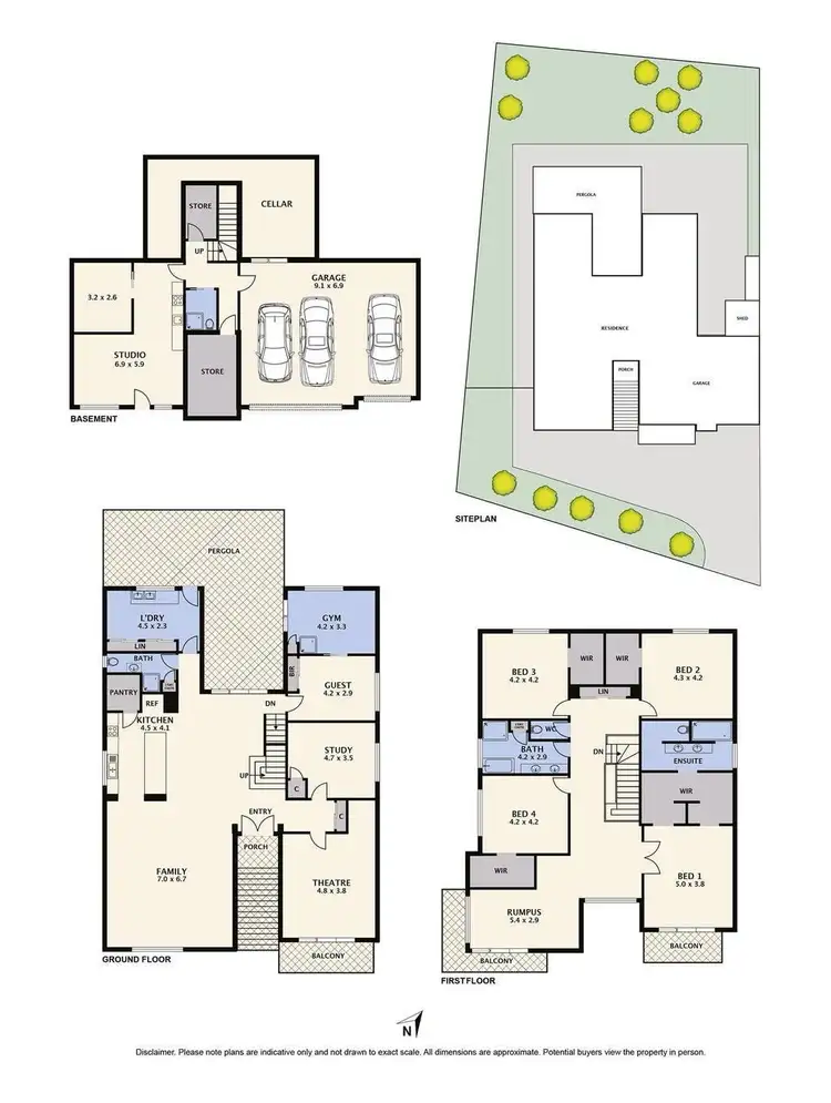 Floorplan of Homely house listing, 14 Silvan Terrace, Greenvale VIC 3059