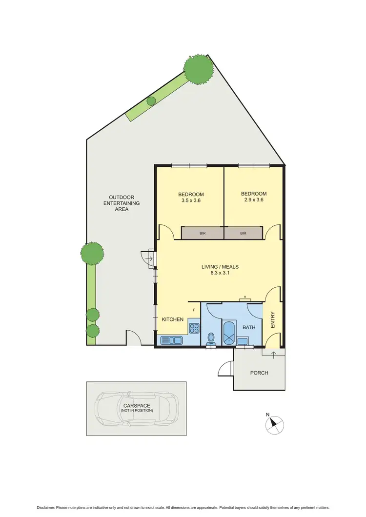 Floorplan of Homely apartment listing, 3/3 Shepherd Street, Glenroy VIC 3046
