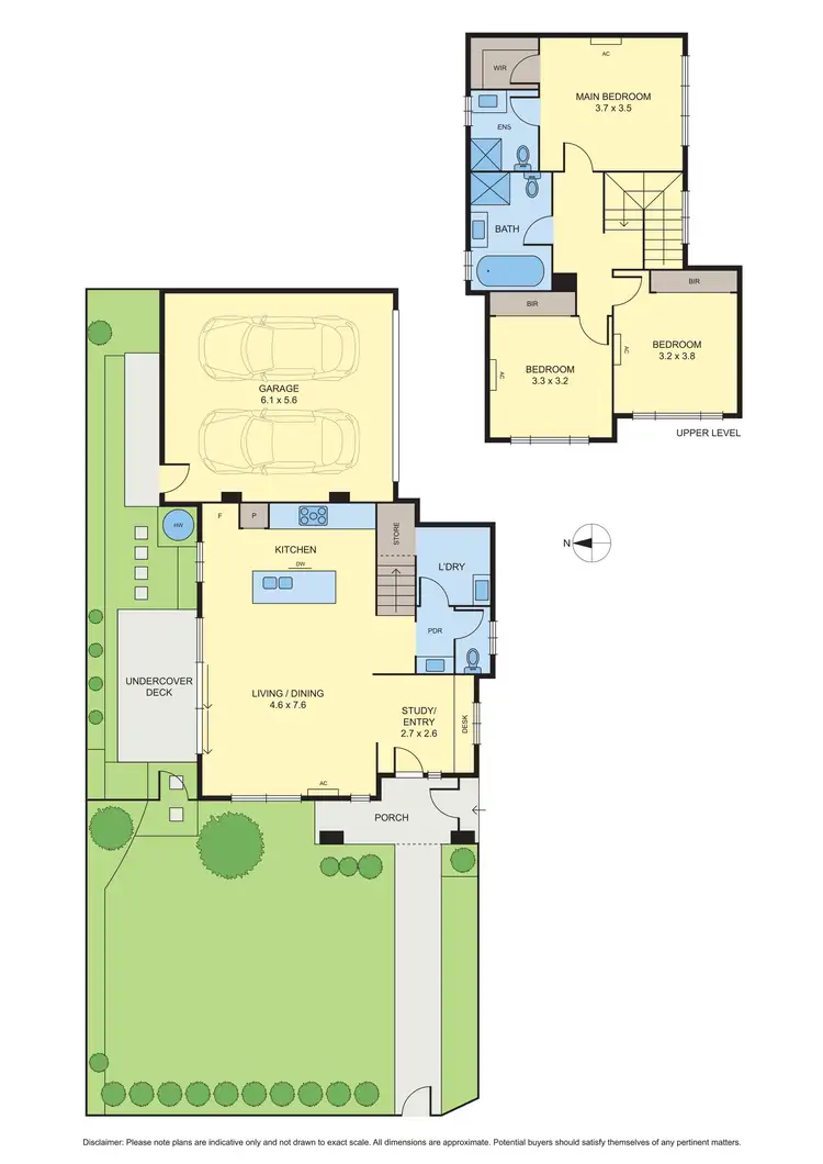 Floorplan of Homely townhouse listing, 1/48 Austin Crescent, Pascoe Vale VIC 3044