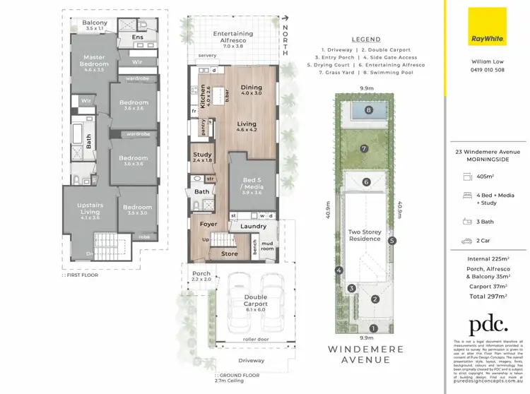 Floorplan of Homely house listing, 23 Windemere Avenue, Morningside QLD 4170