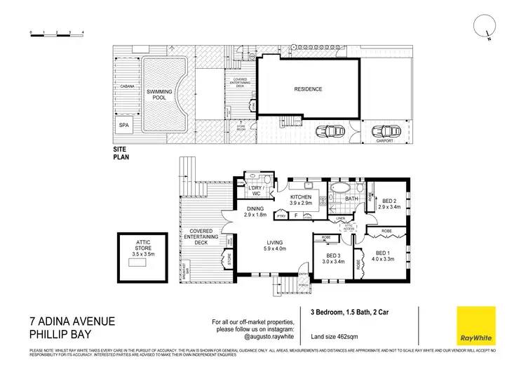 Floorplan of Homely house listing, 7 Adina Avenue, Phillip Bay NSW 2036
