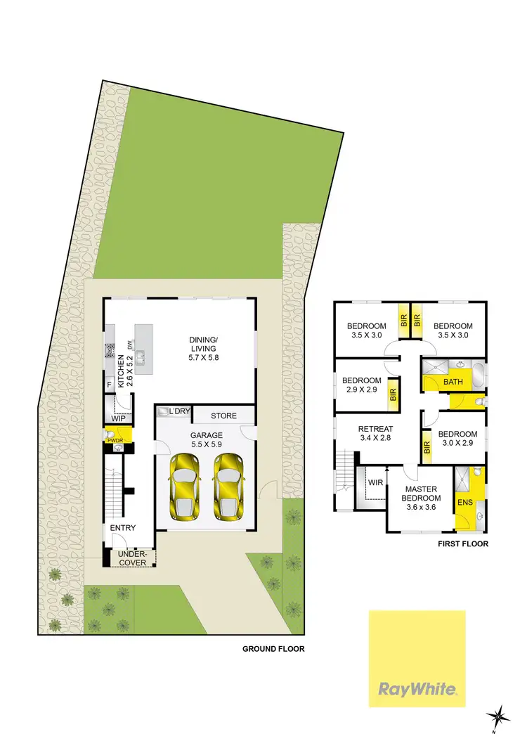 Floorplan of Homely house listing, 5 Regal Street, Highton VIC 3216