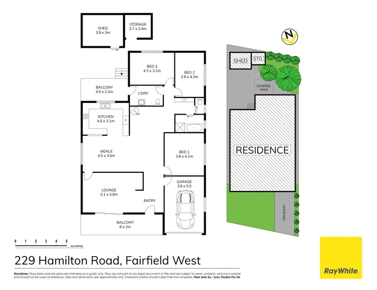 Floorplan of Homely house listing, 229 Hamilton Road, Fairfield West NSW 2165