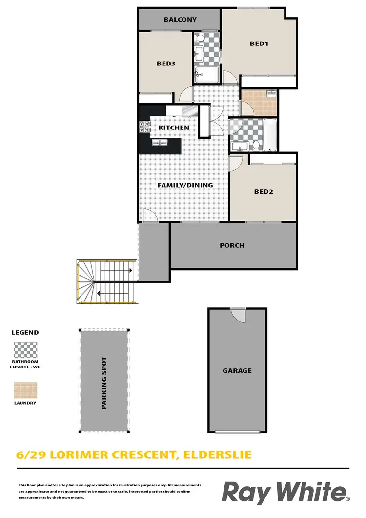 Floorplan of Homely house listing, 6/29 Lorimer Crescent, Elderslie NSW 2570