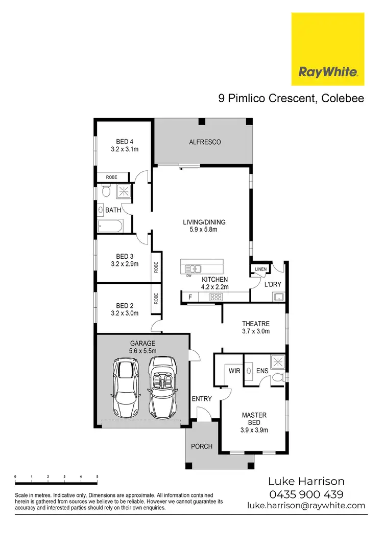 Floorplan of Homely house listing, 9 Pimlico Crescent, Colebee NSW 2761