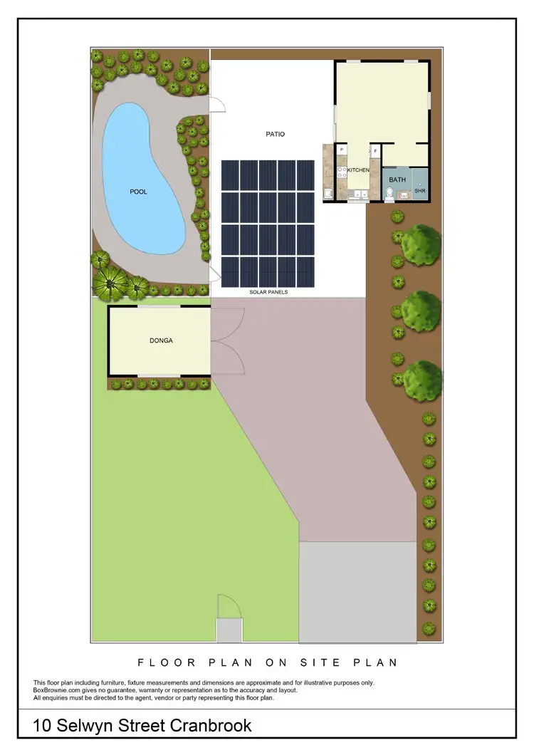 Floorplan of Homely house listing, 10 Selwyn Street, Cranbrook QLD 4814
