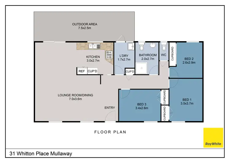 Floorplan of Homely land listing, 31 Whitton Place, Mullaway NSW 2456