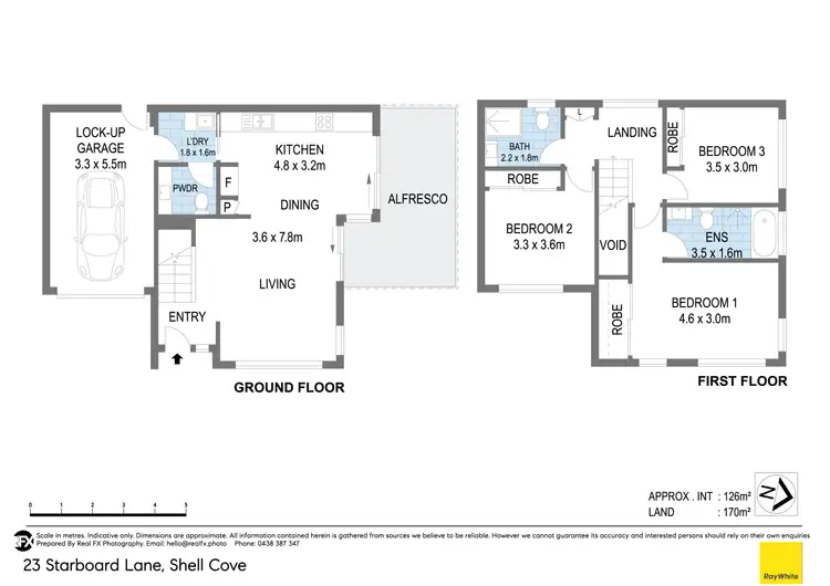 Floorplan of Homely semi-detached listing, 23 Starboard Lane, Shell Cove NSW 2529