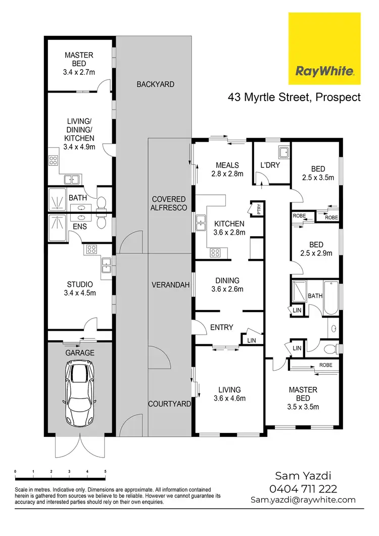 Floorplan of Homely house listing, 43 Myrtle Street, Prospect NSW 2148
