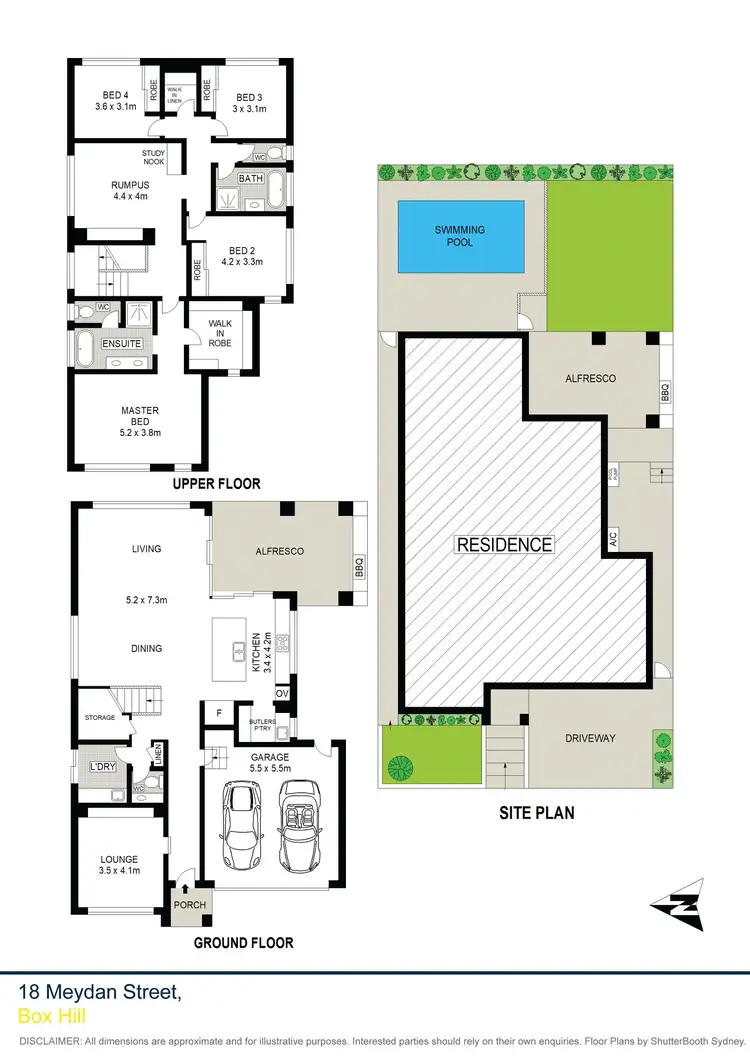 Floorplan of Homely house listing, 18 Meydan Street, Box Hill NSW 2765