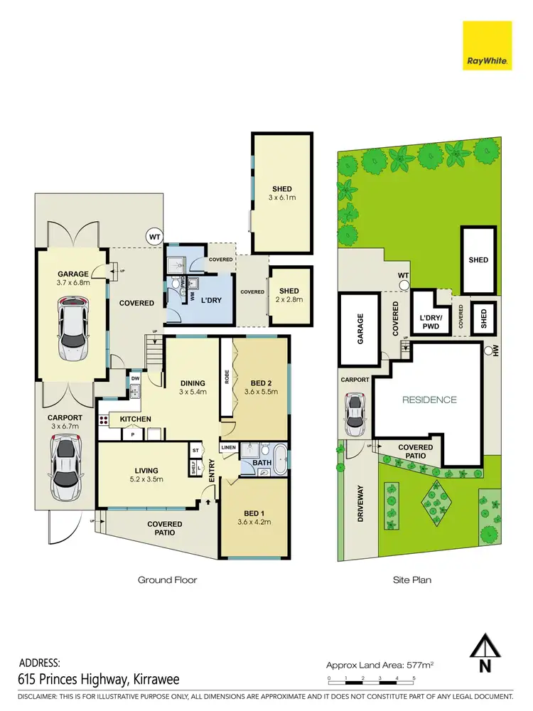 Floorplan of Homely house listing, 615 Princes Highway, Kirrawee NSW 2232