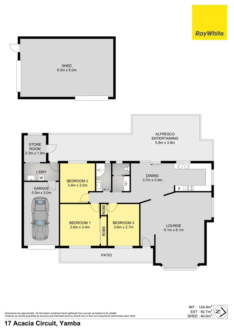 Floorplan of Homely house listing, 17 Acacia Circuit, Yamba NSW 2464