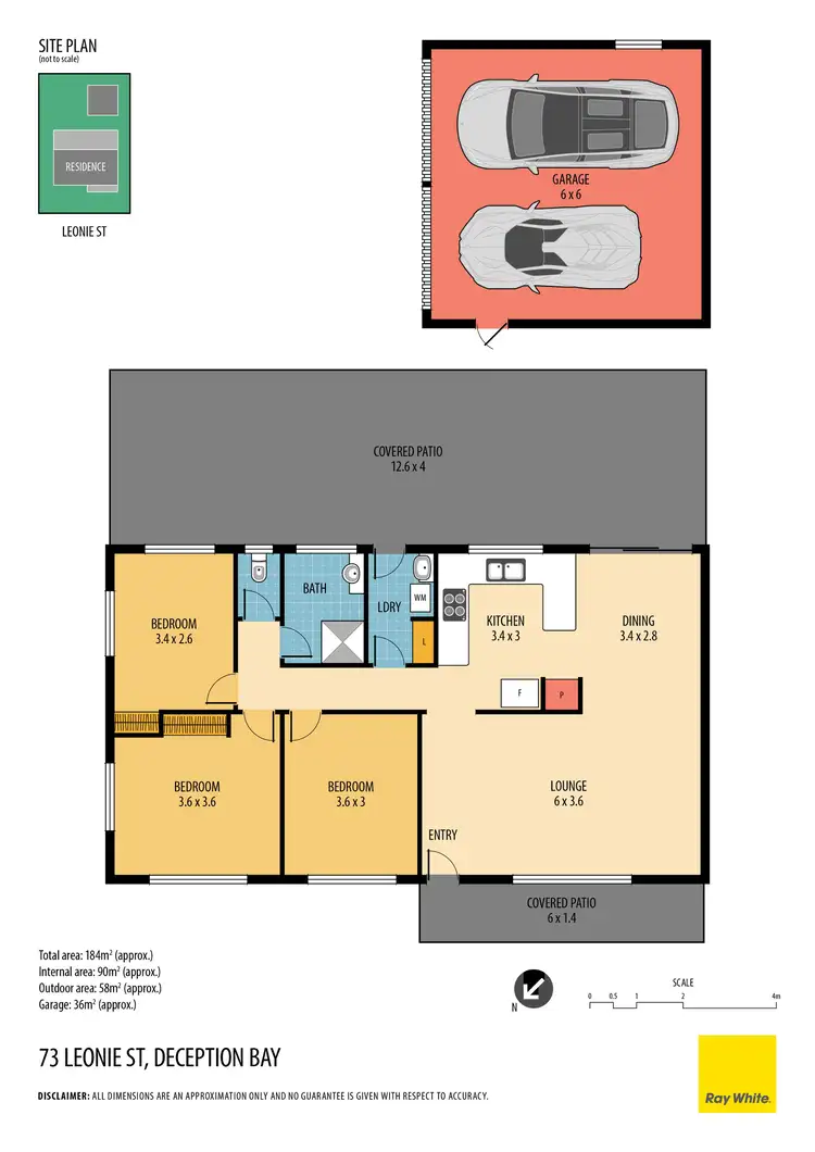 Floorplan of Homely house listing, 73 Leonie Street, Deception Bay QLD 4508