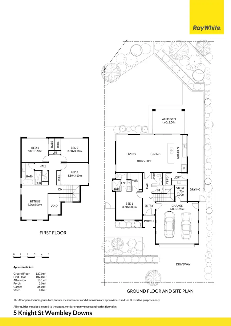 Floorplan of Homely house listing, 5 Knight Street, Wembley Downs WA 6019
