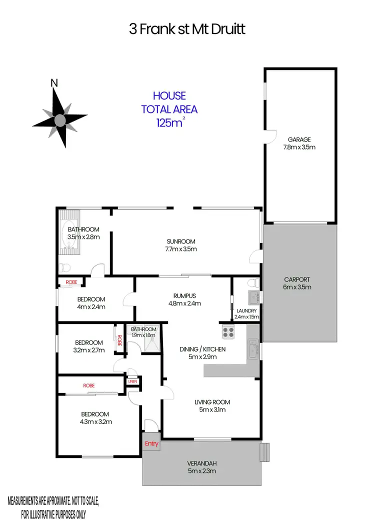 Floorplan of Homely house listing, 3 Frank Street, Mount Druitt NSW 2770