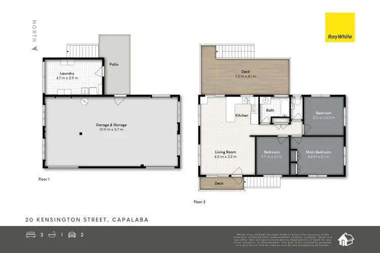 Floorplan of Homely house listing, 20 Kensington Street, Capalaba QLD 4157