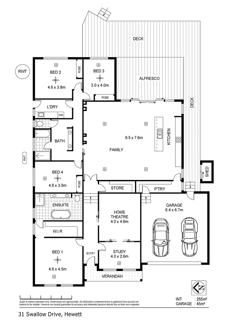 Floorplan of Homely house listing, 31 Swallow Drive, Hewett SA 5118