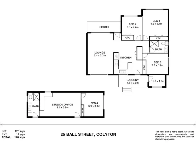 Floorplan of Homely house listing, 25 Ball Street, Colyton NSW 2760