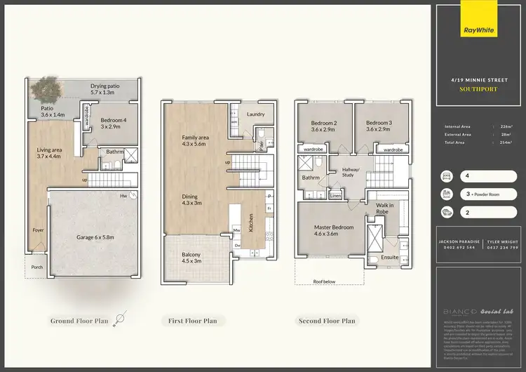 Floorplan of Homely townhouse listing, 4/19 Minnie Street, Southport QLD 4215