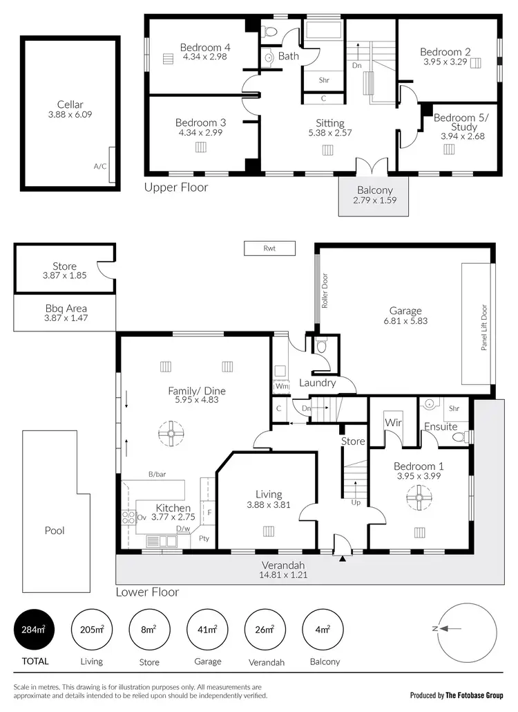Floorplan of Homely house listing, 1 Leonore Avenue, Kensington Gardens SA 5068