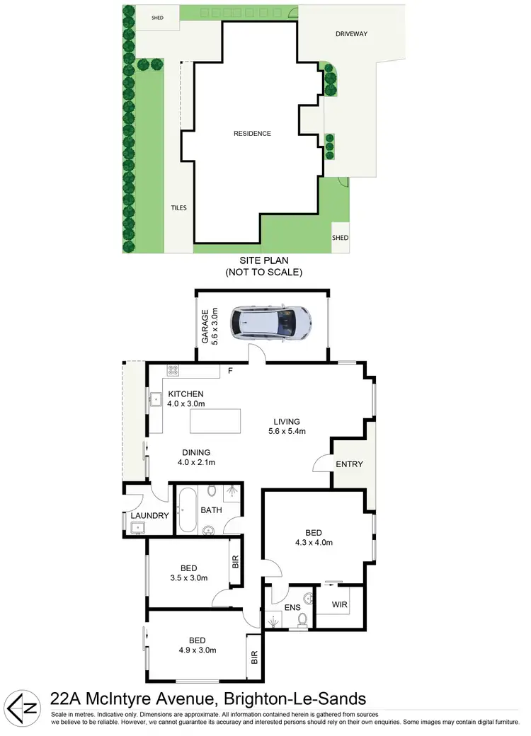 Floorplan of Homely house listing, 22A McIntyre Avenue, Brighton-Le-Sands NSW 2216