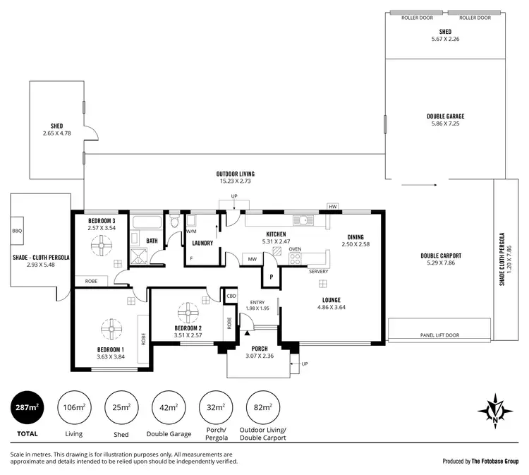 Floorplan of Homely house listing, 4 Buchanan Grove, Reynella East SA 5161