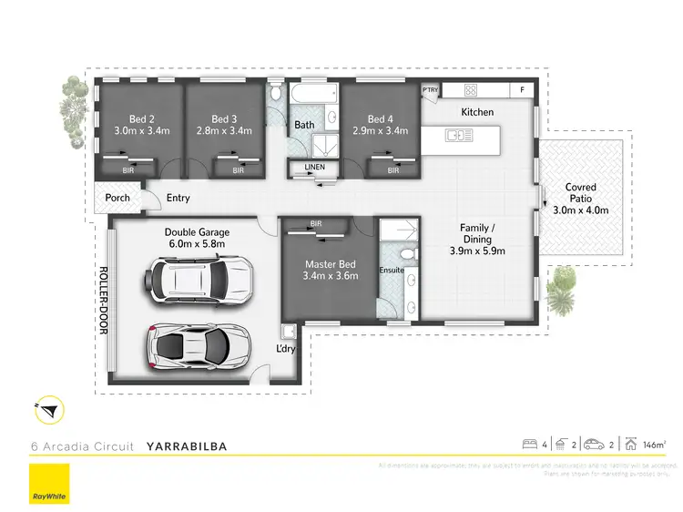 Floorplan of Homely house listing, 6 Arcadia Circuit, Yarrabilba QLD 4207