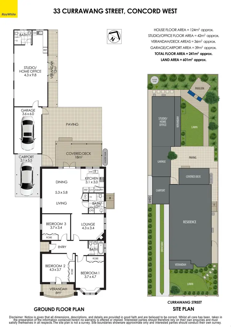 Floorplan of Homely house listing, 33 Currawang Street, Concord West NSW 2138