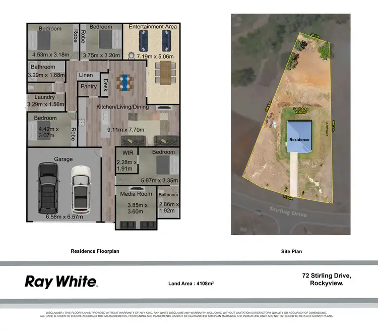 Floorplan of Homely house listing, 72 Stirling Drive, Rockyview QLD 4701
