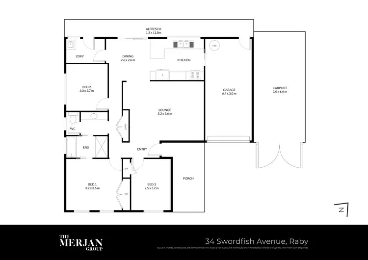 Floorplan of Homely house listing, 34 Swordfish Avenue, Raby NSW 2566