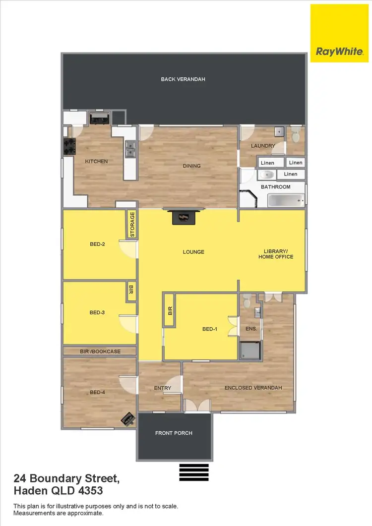Floorplan of Homely house listing, 24 Boundary Street, Haden QLD 4353