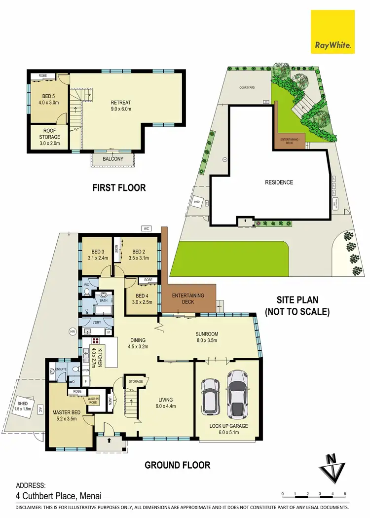 Floorplan of Homely house listing, 4 Cuthbert Place, Menai NSW 2234