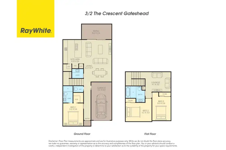 Floorplan of Homely townhouse listing, 3/2 The Crescent, Gateshead NSW 2290