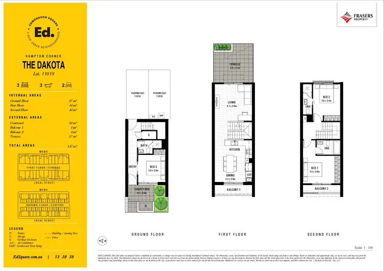 Floorplan of Homely house listing, 62 Farrell Street, Edmondson Park NSW 2174