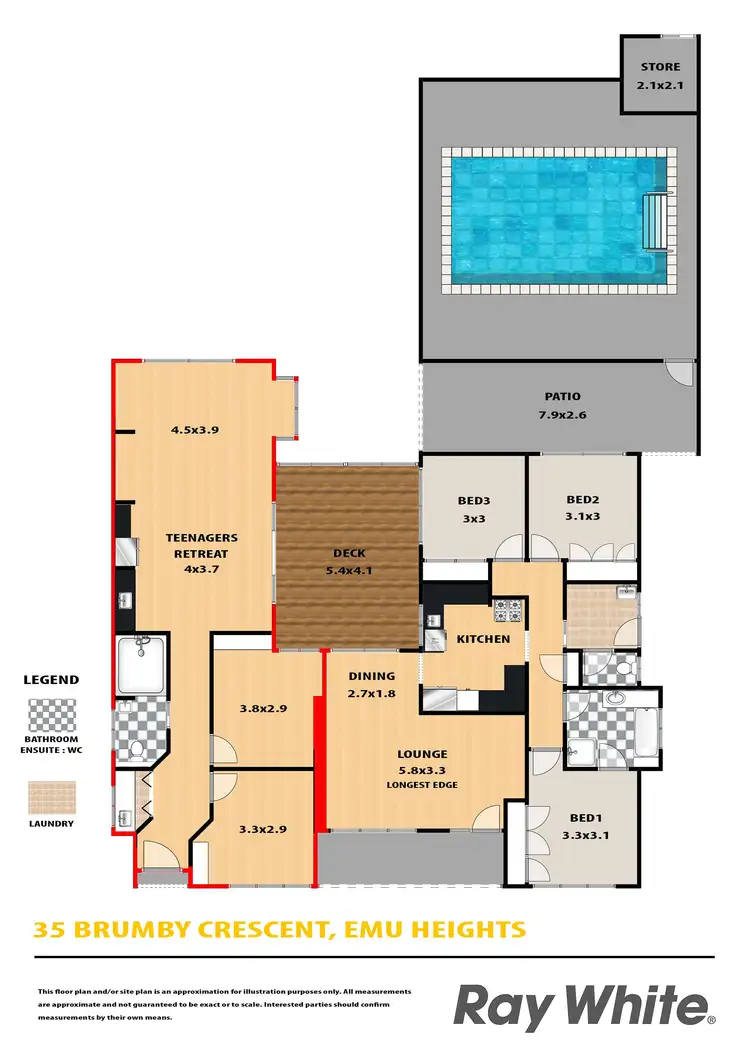 Floorplan of Homely house listing, 35 Brumby Crescent, Emu Heights NSW 2750