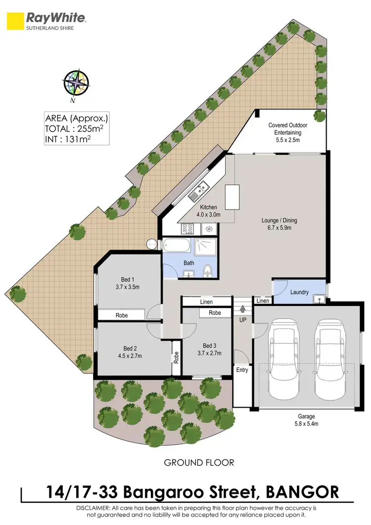Floorplan of Homely villa listing, 14/17-33 Bangaroo Street, Bangor NSW 2234