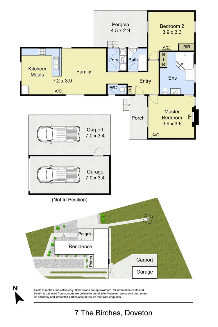 Floorplan of Homely house listing, 7 The Birches, Doveton VIC 3177