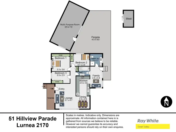 Floorplan of Homely house listing, 51 Hillview Parade, Lurnea NSW 2170