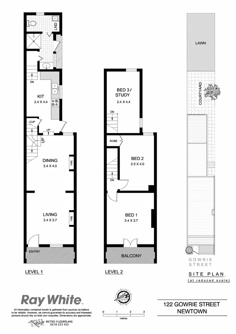Floorplan of Homely house listing, 122 Gowrie Street, Newtown NSW 2042