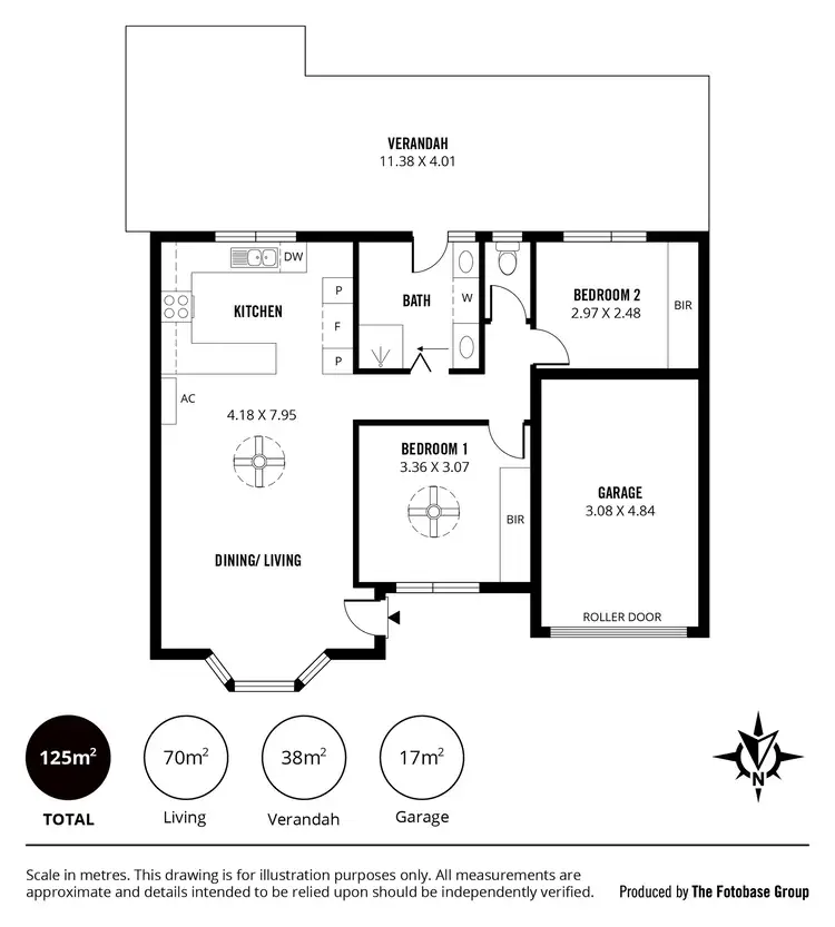 Floorplan of Homely unit listing, 1/20 Scott Street, Osborne SA 5017