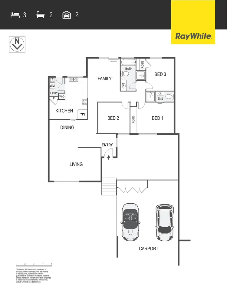 Floorplan of Homely house listing, 32 Bourne Street, Cook ACT 2614