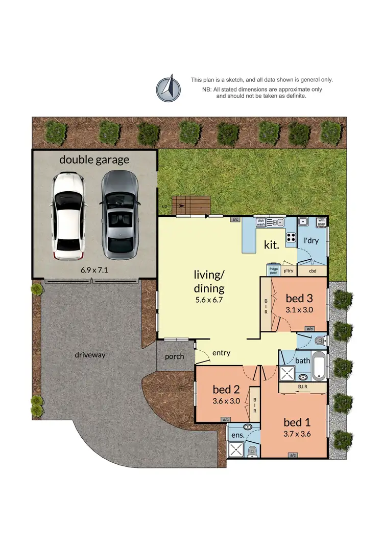 Floorplan of Homely house listing, 91A Hull Road, Croydon VIC 3136