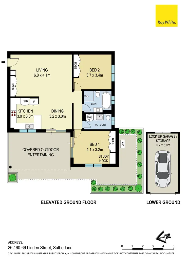 Floorplan of Homely apartment listing, 26/60-66 Linden Street (Access Via 41-43 Vermont Street), Sutherland NSW 2232