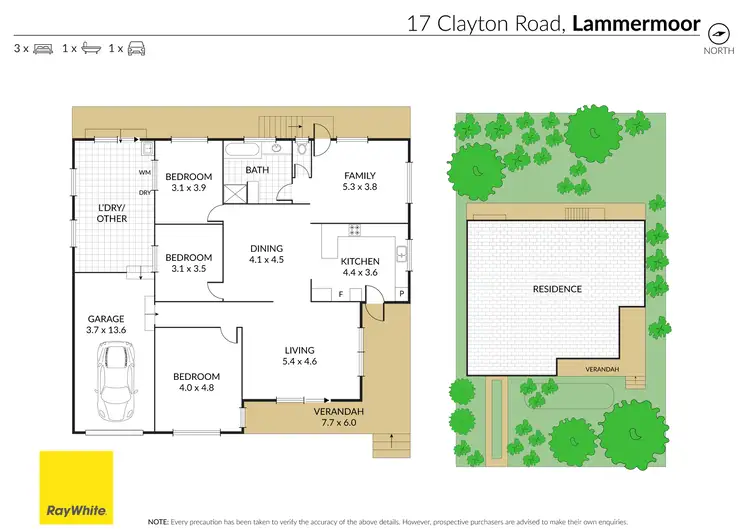 Floorplan of Homely house listing, 17 Clayton Road, Lammermoor QLD 4703