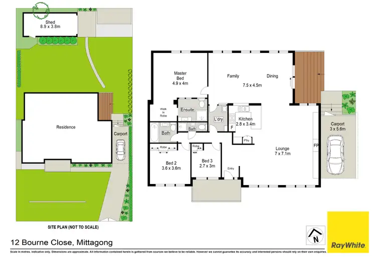 Floorplan of Homely house listing, 12 Bourne Close, Mittagong NSW 2575