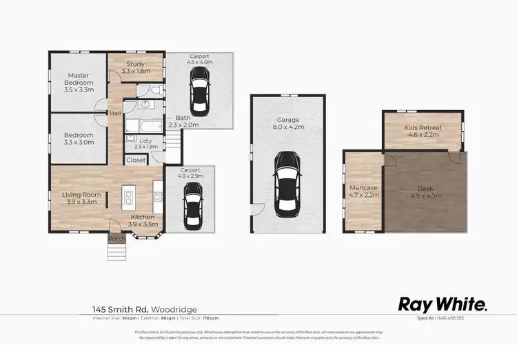 Floorplan of Homely house listing, 145 Smith Road, Woodridge QLD 4114