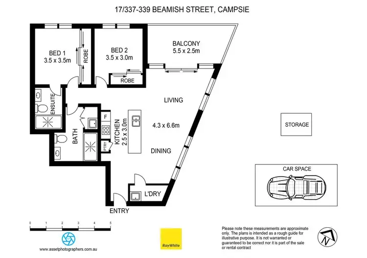 Floorplan of Homely apartment listing, 17/337-339 Beamish Street, Campsie NSW 2194