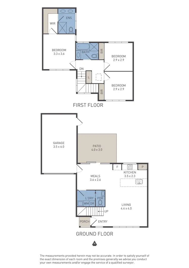 Floorplan of Homely house listing, 2/17 Parker Street, Werribee VIC 3030